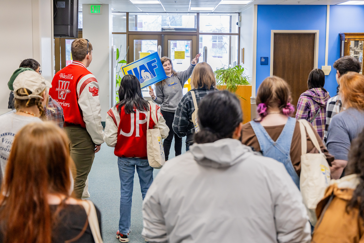 UAF walking tour for prospective students