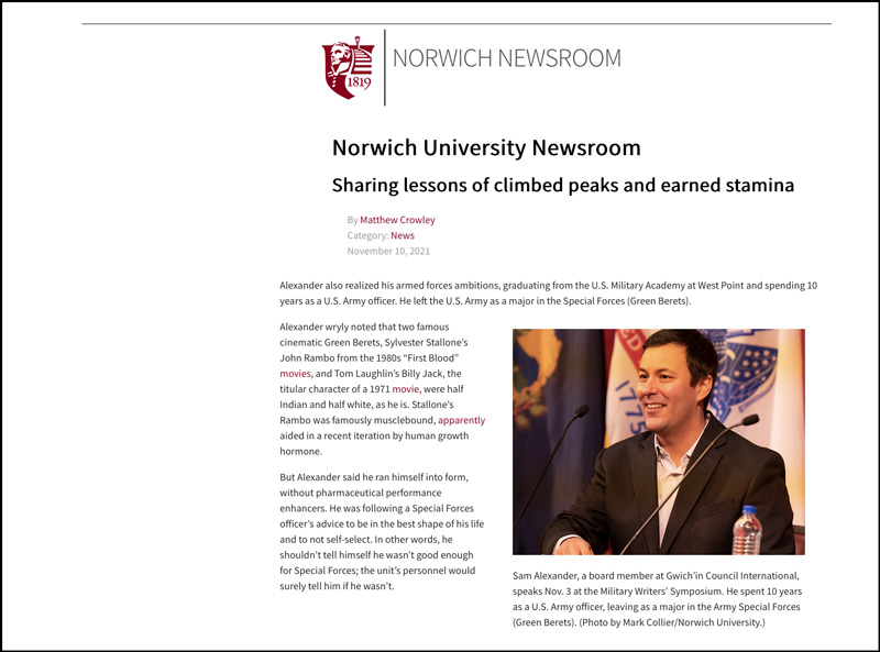 Norwich Article