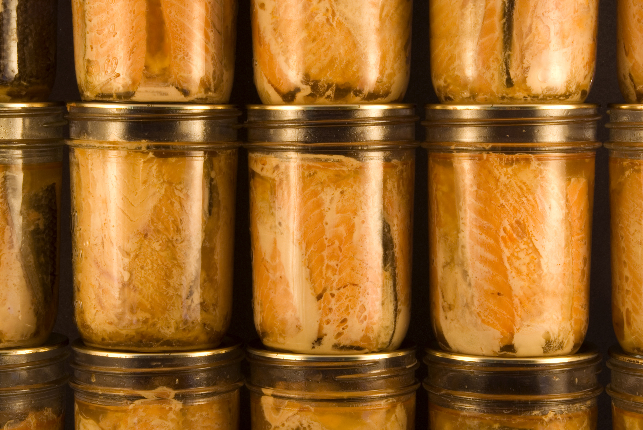 Photo by Ken Klima/iStock
Wild-caught, home-canned salmon, such as this batch, is some of the best eating fish to be found on any dinner table. Workshops in Homer and Soldotna in early June will teach participants a safe, tested method to can fish. 