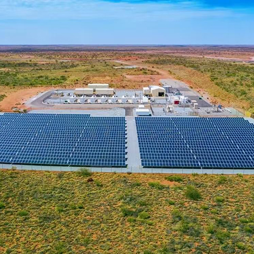 The Onslow microgrid in Western Australia. Courtesy of Horizon Power.