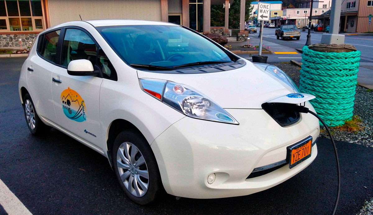 Electric car in Cordova