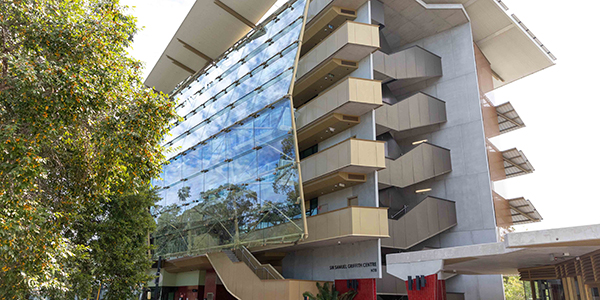 The Sir Samuel Griffith Centre on the Griffith University’s Nathan campus in Brisbane, Australia uses solar power and hydrogen to power the entire building.