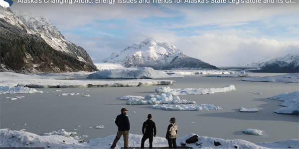 A screenshot of the final video for the Alaska’s Changing Arctic Issues and Trends report series