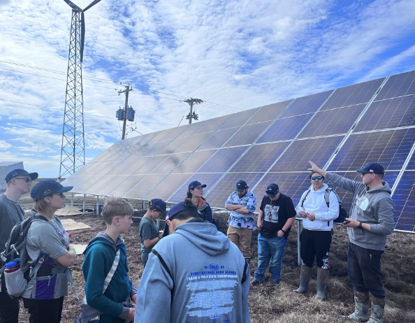 T3 students tour the Kotzebue solar arrays