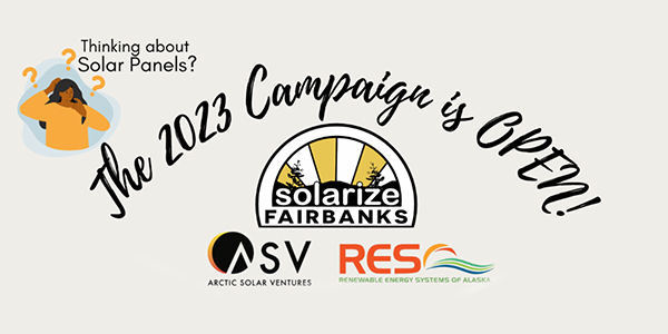 Solar Fairbanks campaign flyer