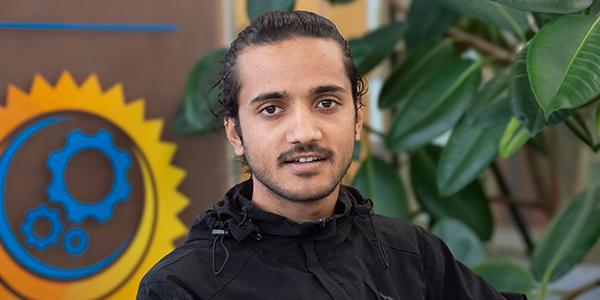 Sauraj Poudel is a graduate research assistant at ACEP. Photo by Yuri Bult-Ito/ACEP.