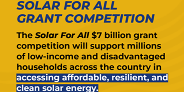 solar for all grant competition flyer