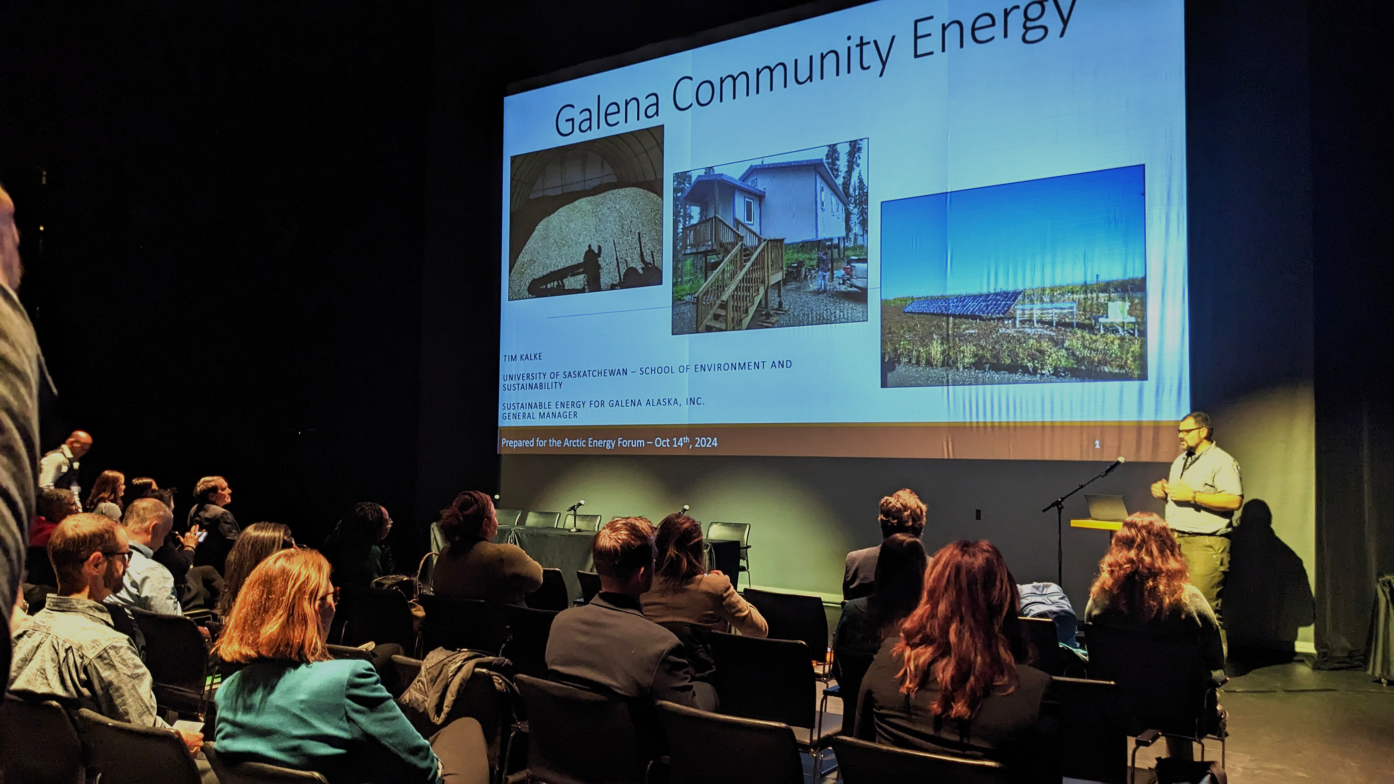 SEGA's Tim Kalke presents on energy transitions in Galena