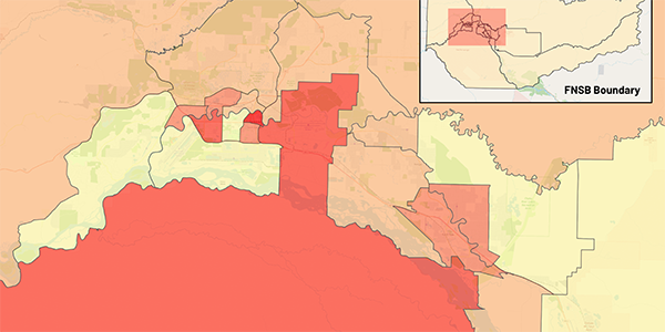 Energy burden map