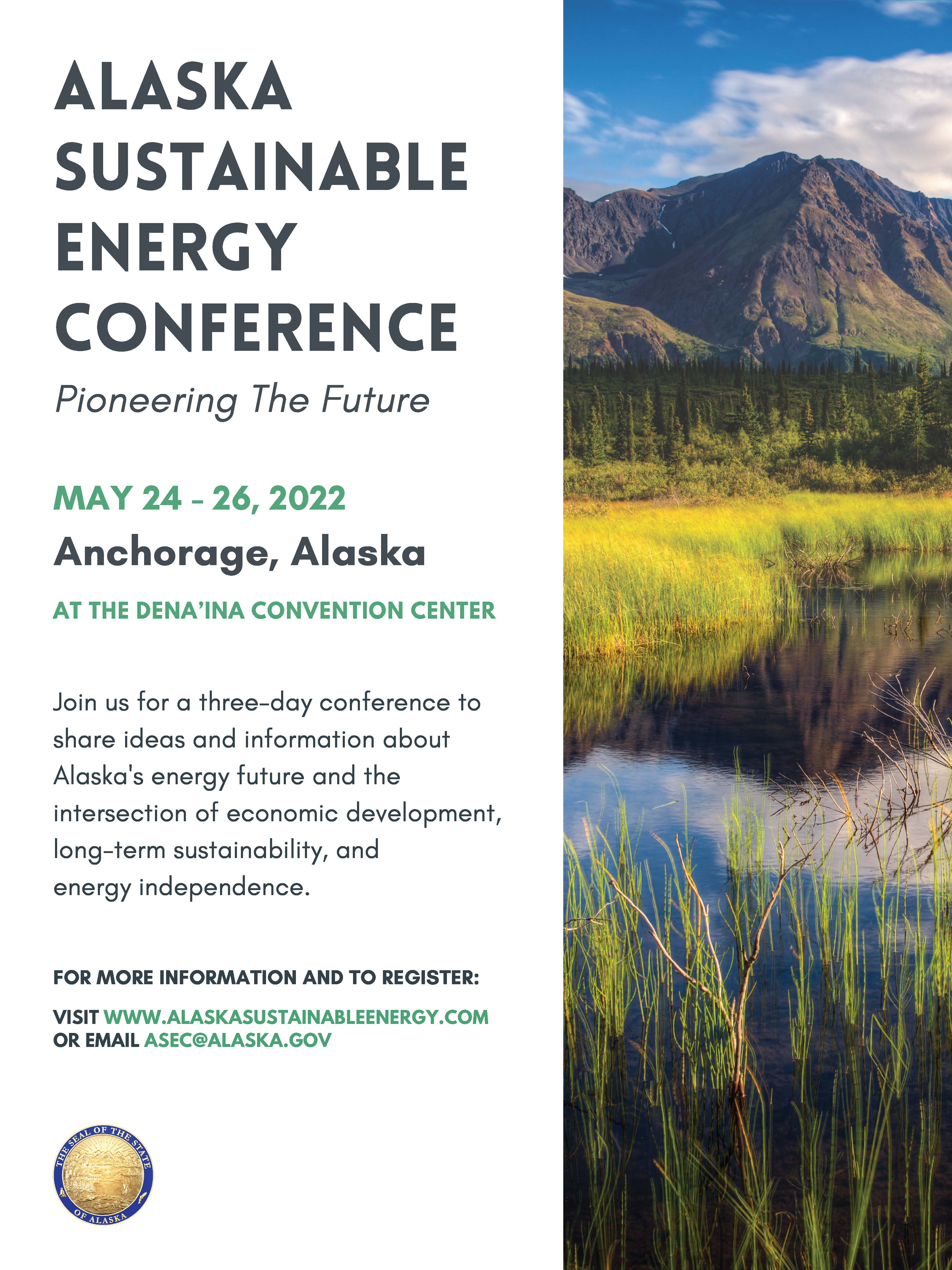 Save the Date — Alaska Sustainable Energy Conference