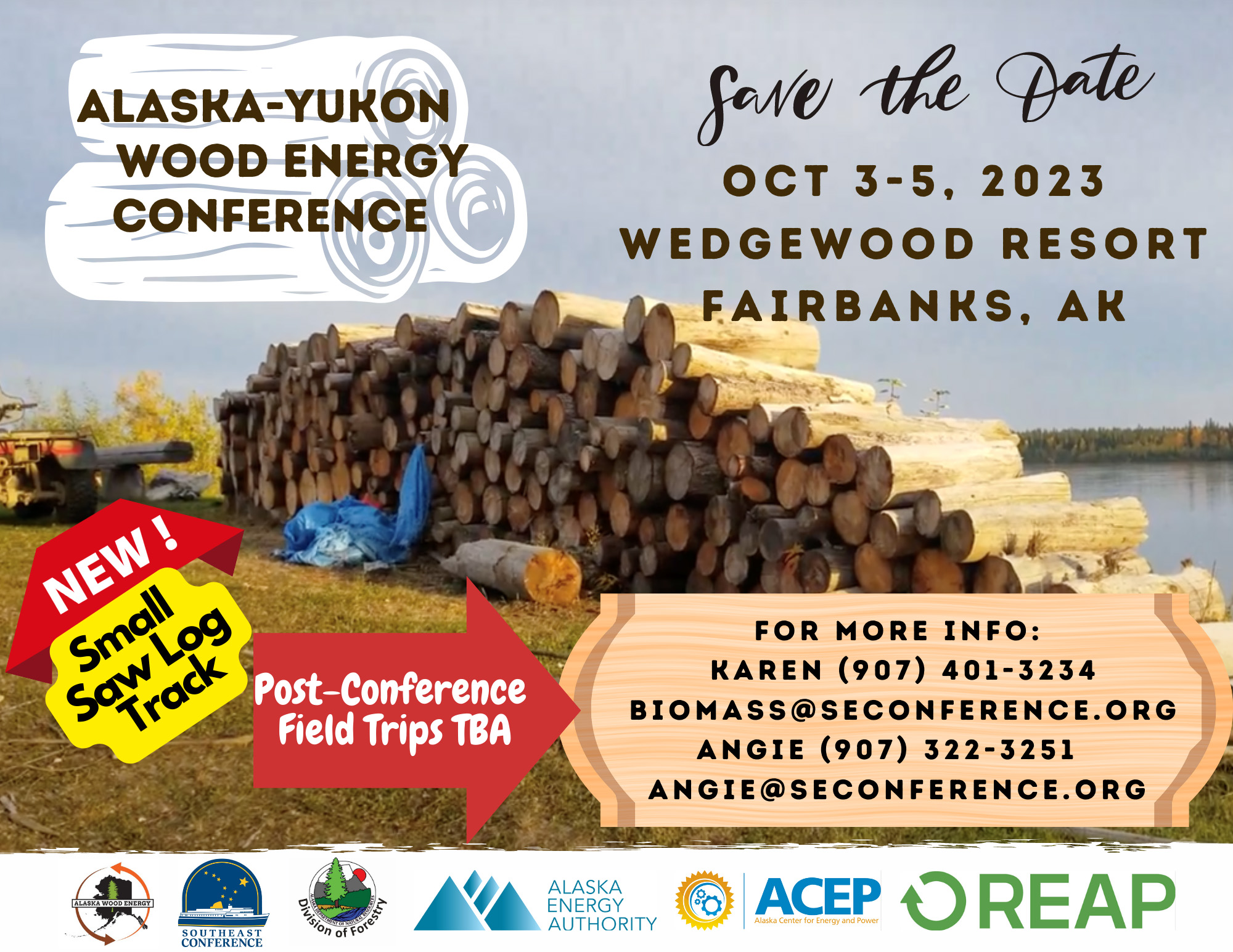 Save the Date for the 2023 Alaska-Yukon Wood Energy Conference