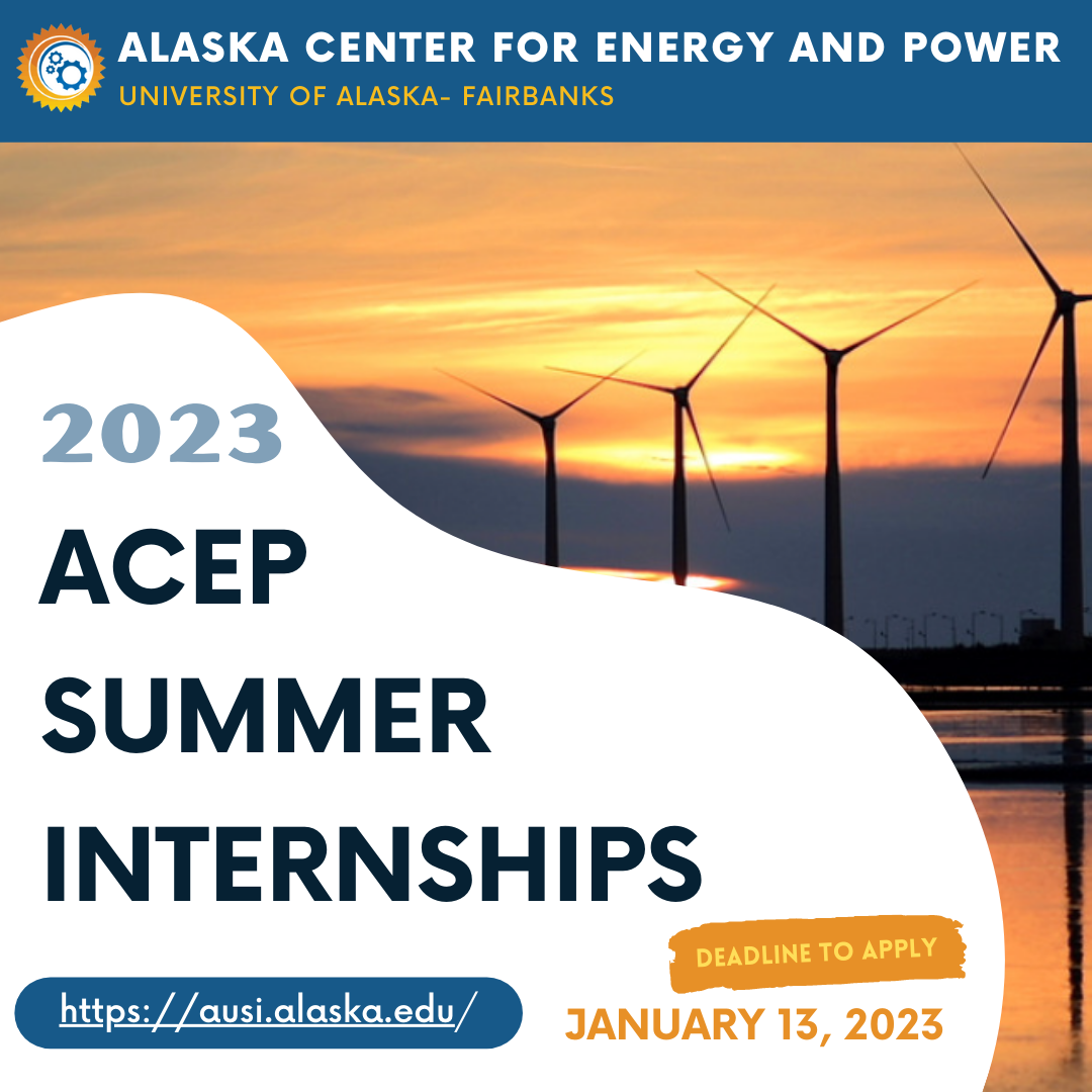 Apply Now to the 2023 ACEP Summer Internship