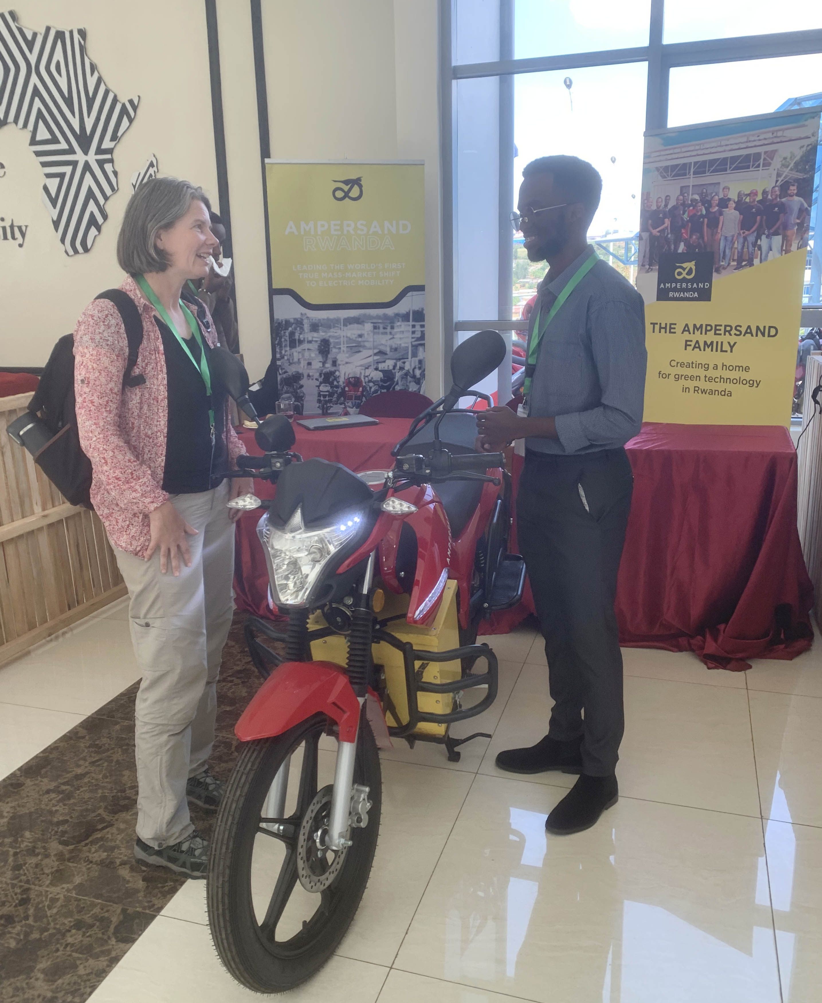 Wilber Explores Electric Vehicles in Rwanda