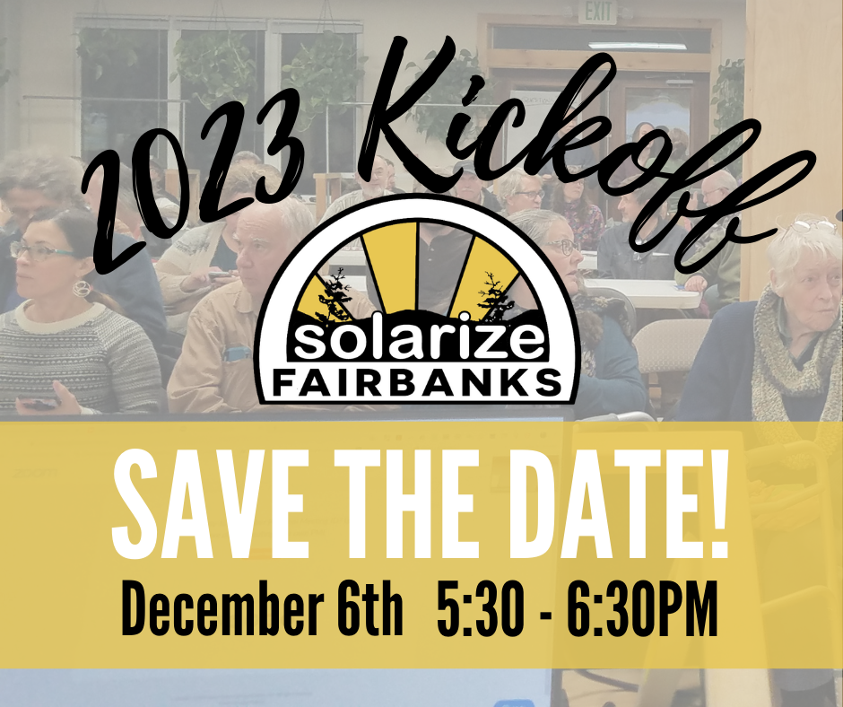 Solarize Fairbanks 2023 Campaign Kickoff