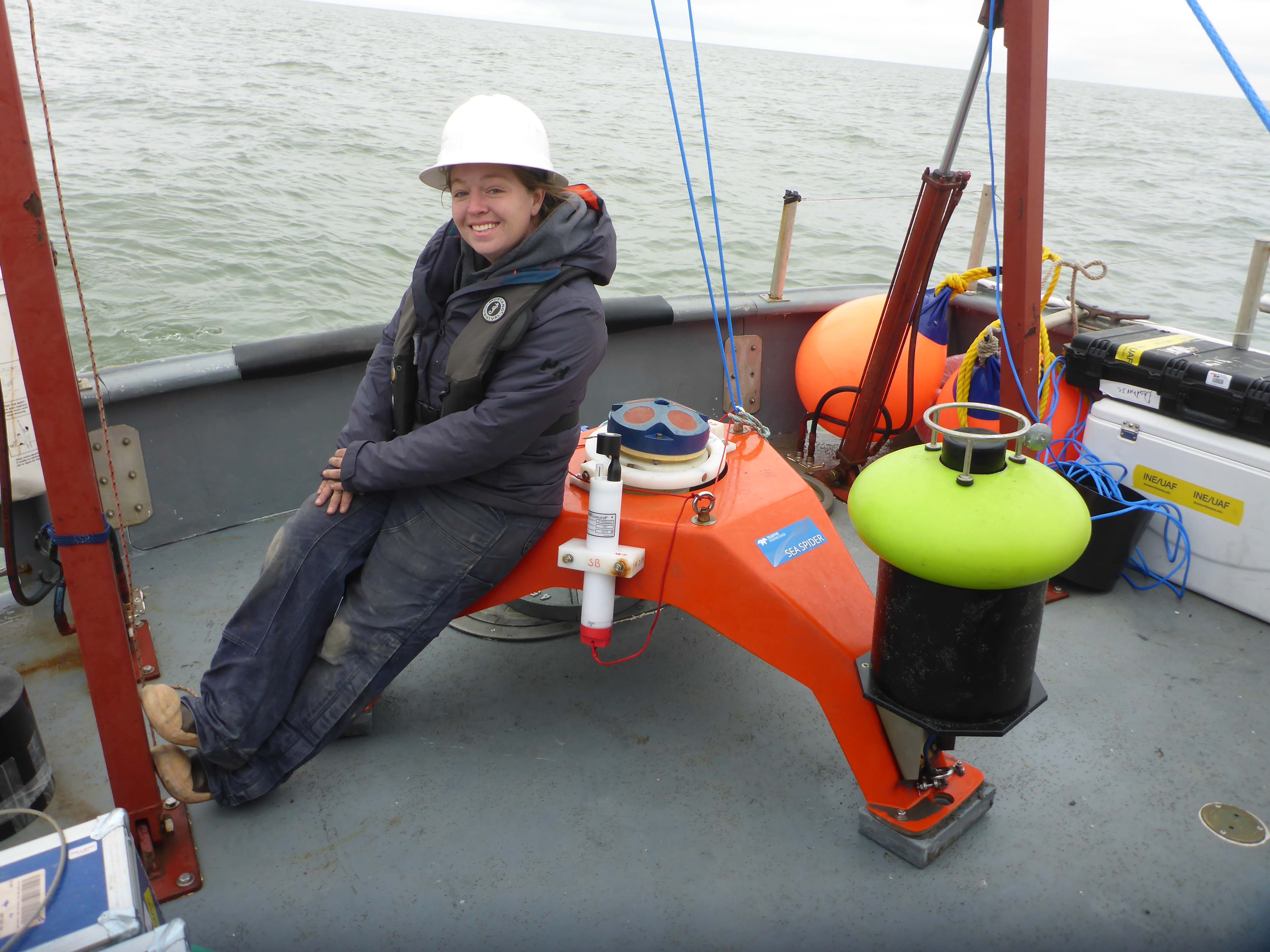 Buoy-Mounted Technology Streams Real-Time Ocean Data to ACEP Researchers