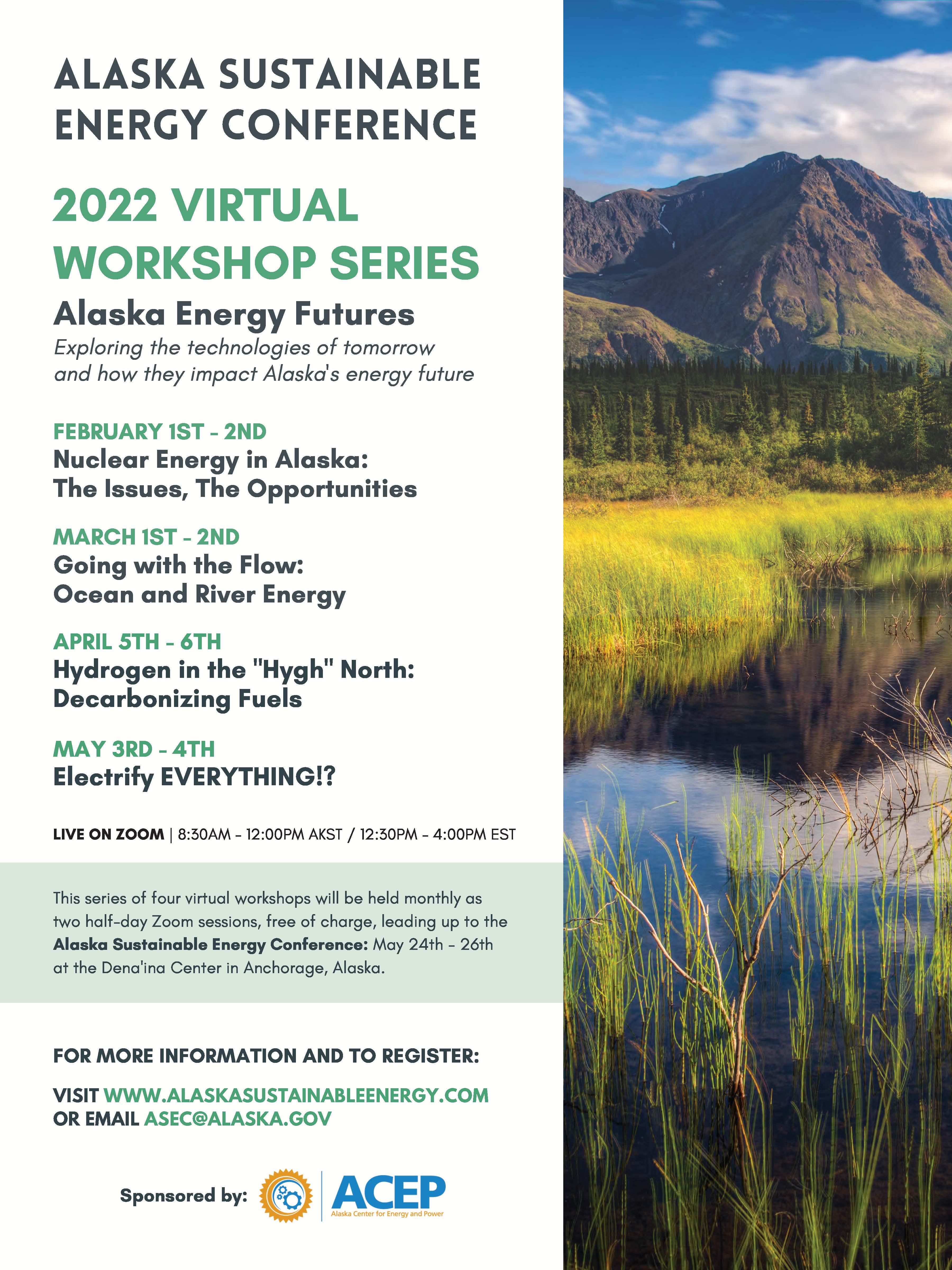2022 Virtual Workshop Series - Part of the Alaska Sustainable Energy Conference