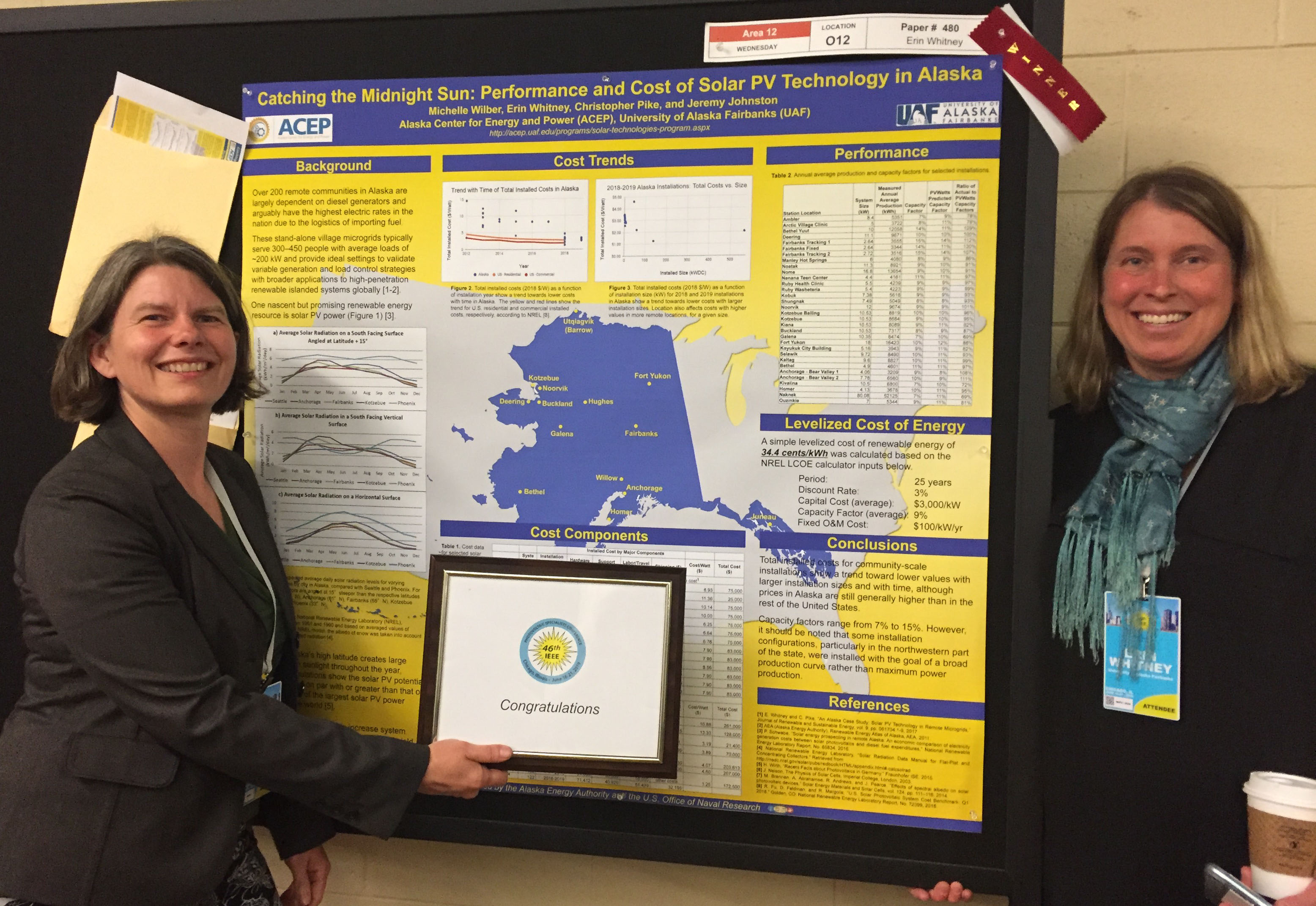 ACEP Researchers Win Solar Poster Award at National Conference