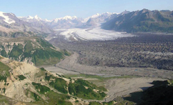 Capps Glacier forms the northern boundary of a current mapping effort