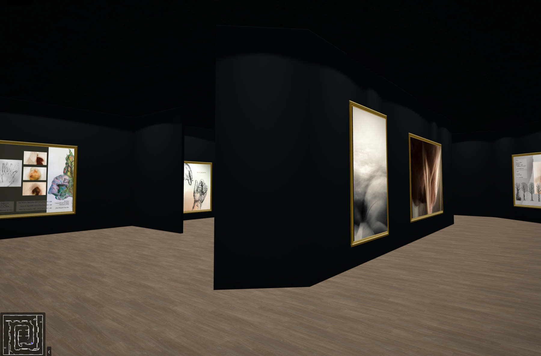 Gallery view of Hypnagogia, courtesy of the artist