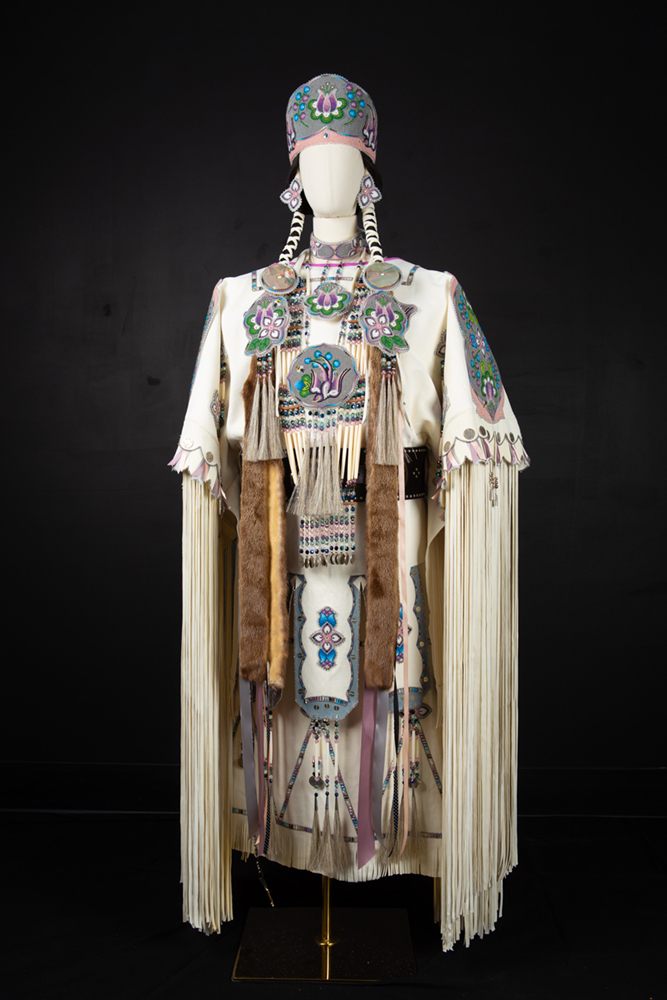 Native American hand sewn regalia by Michelle Bailey. Photo courtesy of the artist