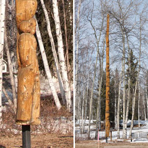 Photo of Women of Alaska Totem Pole