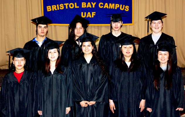 Graduating class group photo at BBC commencement