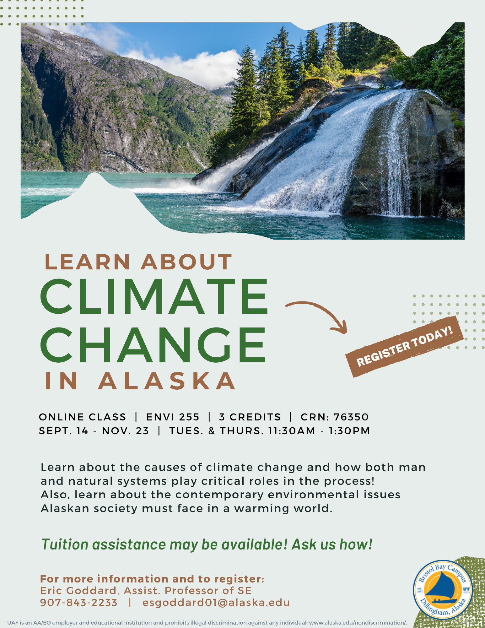 climate change and alaska flyer