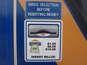 Kiosk - insert bills
