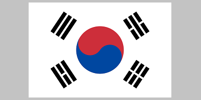 Flag of the Republic of Korea (South Korea)