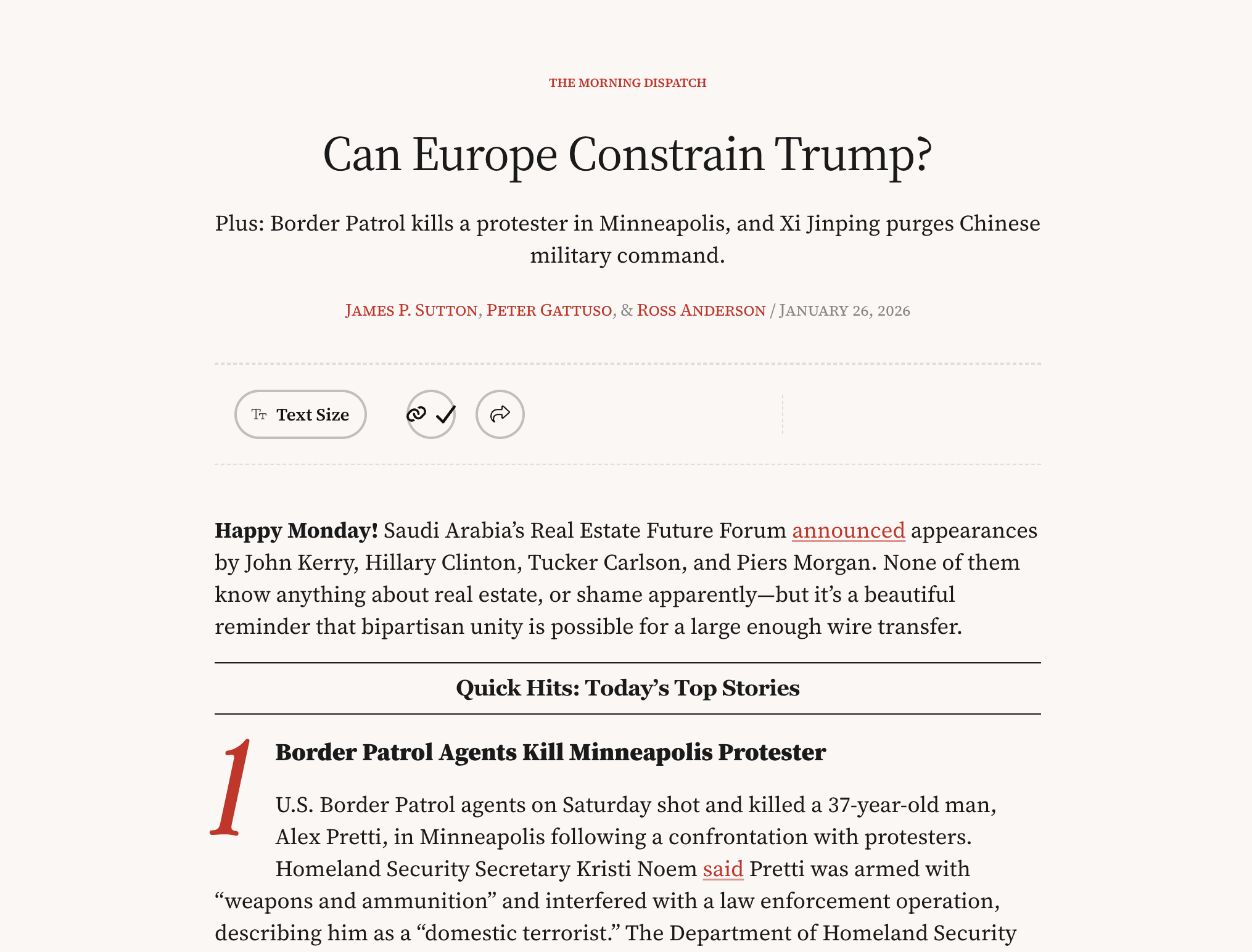 screenshot of webpage