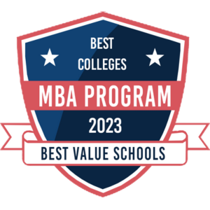 BestValueSchools.org 2023 Best MBA Programs badge