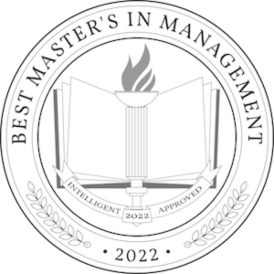 Intelligent.com 2022 Best Master's in Management badge 