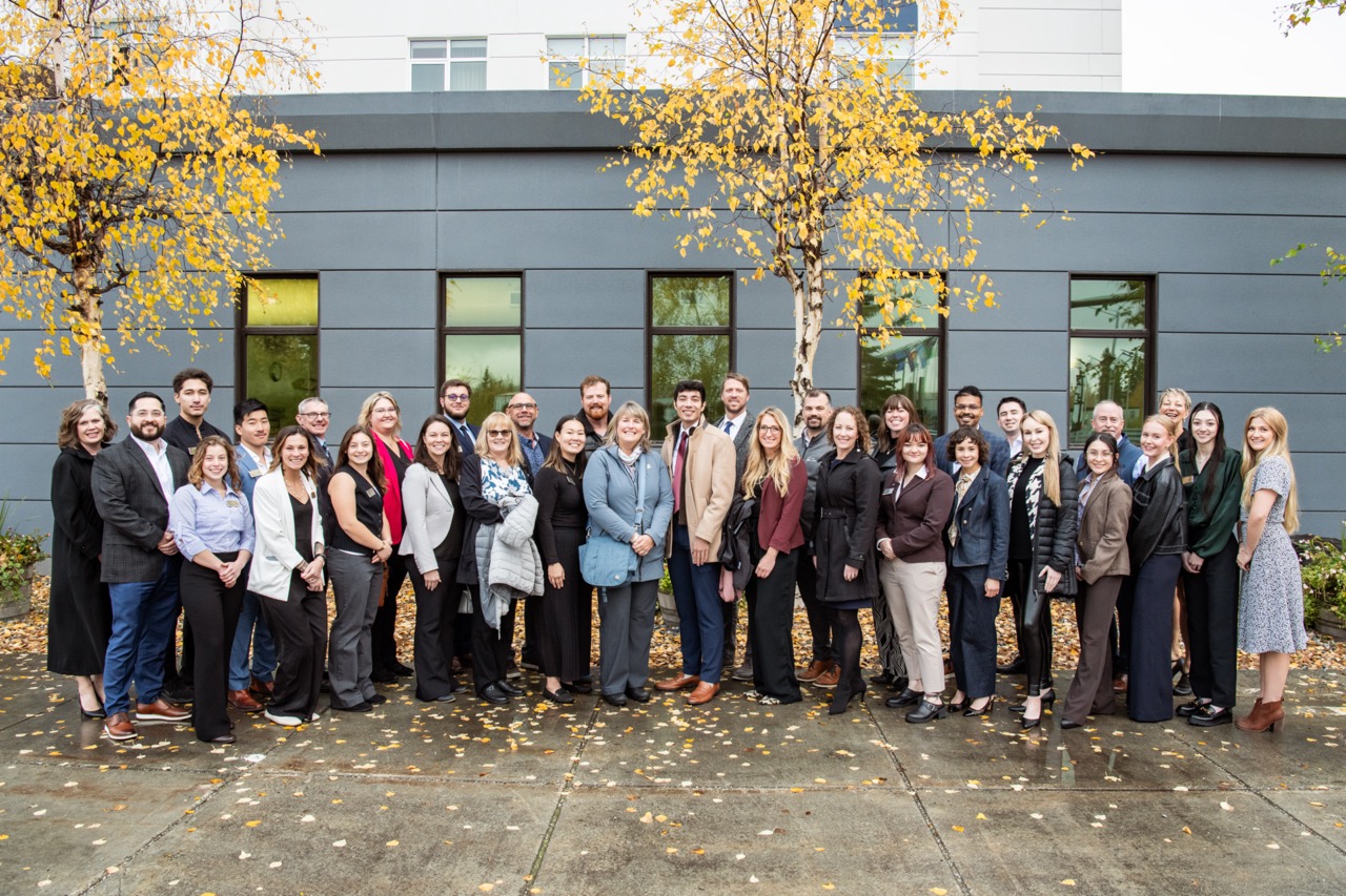 A group photo of the attendees from the CBSM Etiquette event. 