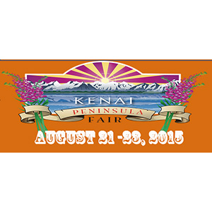 Kenai Peninsula Fair logo with fireweed