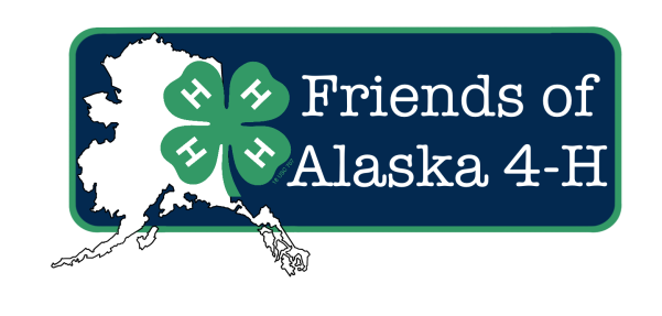 Firends of 4-H logo with state of Alaska map