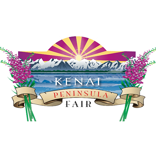 Kenai Peninsula Fair logo with fireweed