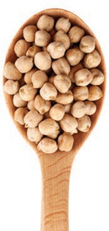 Spoonful of a garbanzos