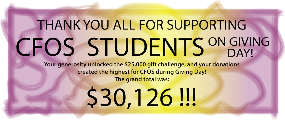 Image saying thank you to all of the donors