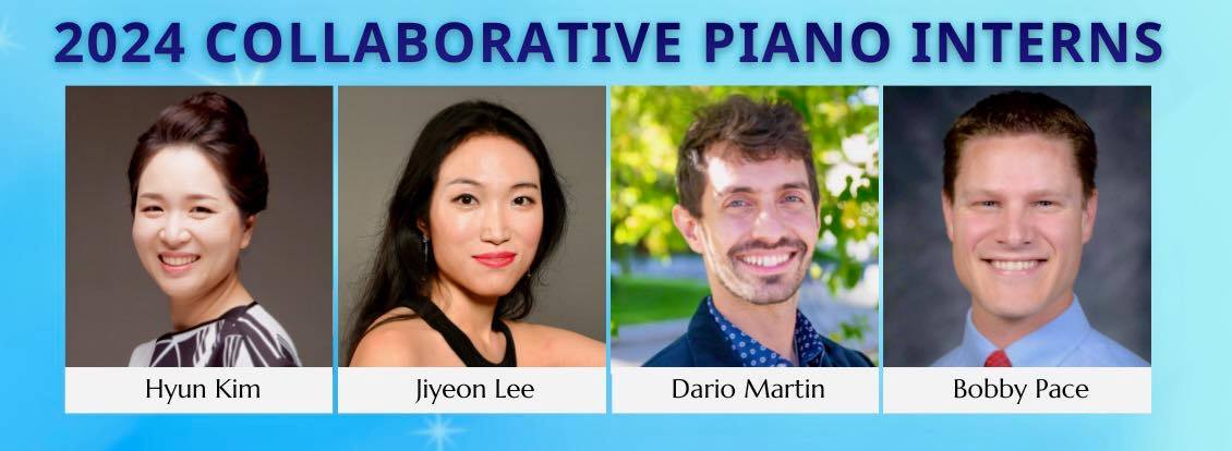 NATS selected four collaborative piano inters, including Dr. Dario Martin, third from the right.