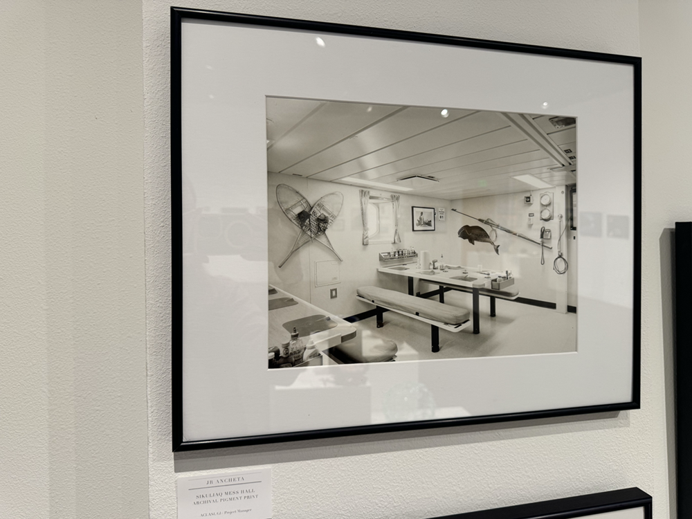 Photo of the mess hall in the Sikuliaq by JR Ancheta. UAF Photo by Jamie Bennett