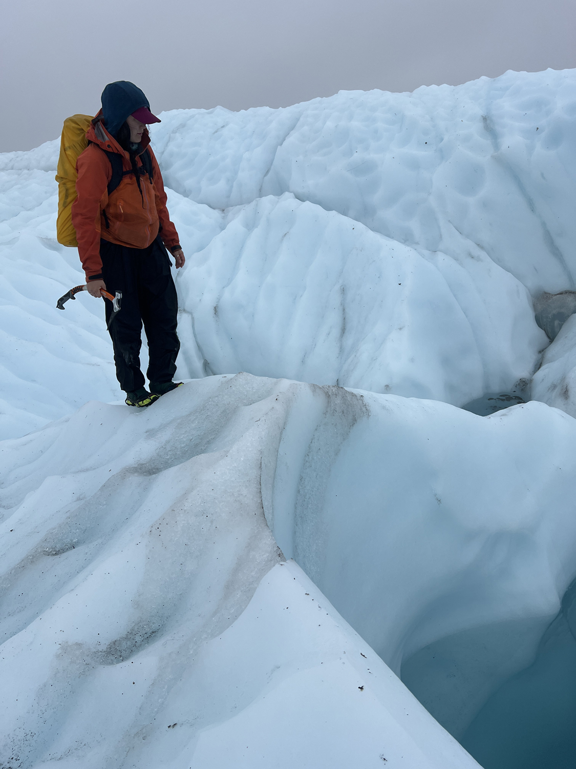 Ayona-Reily Dixon at Castner Glacier. Photos courtesy of Bitzer & Dixon.