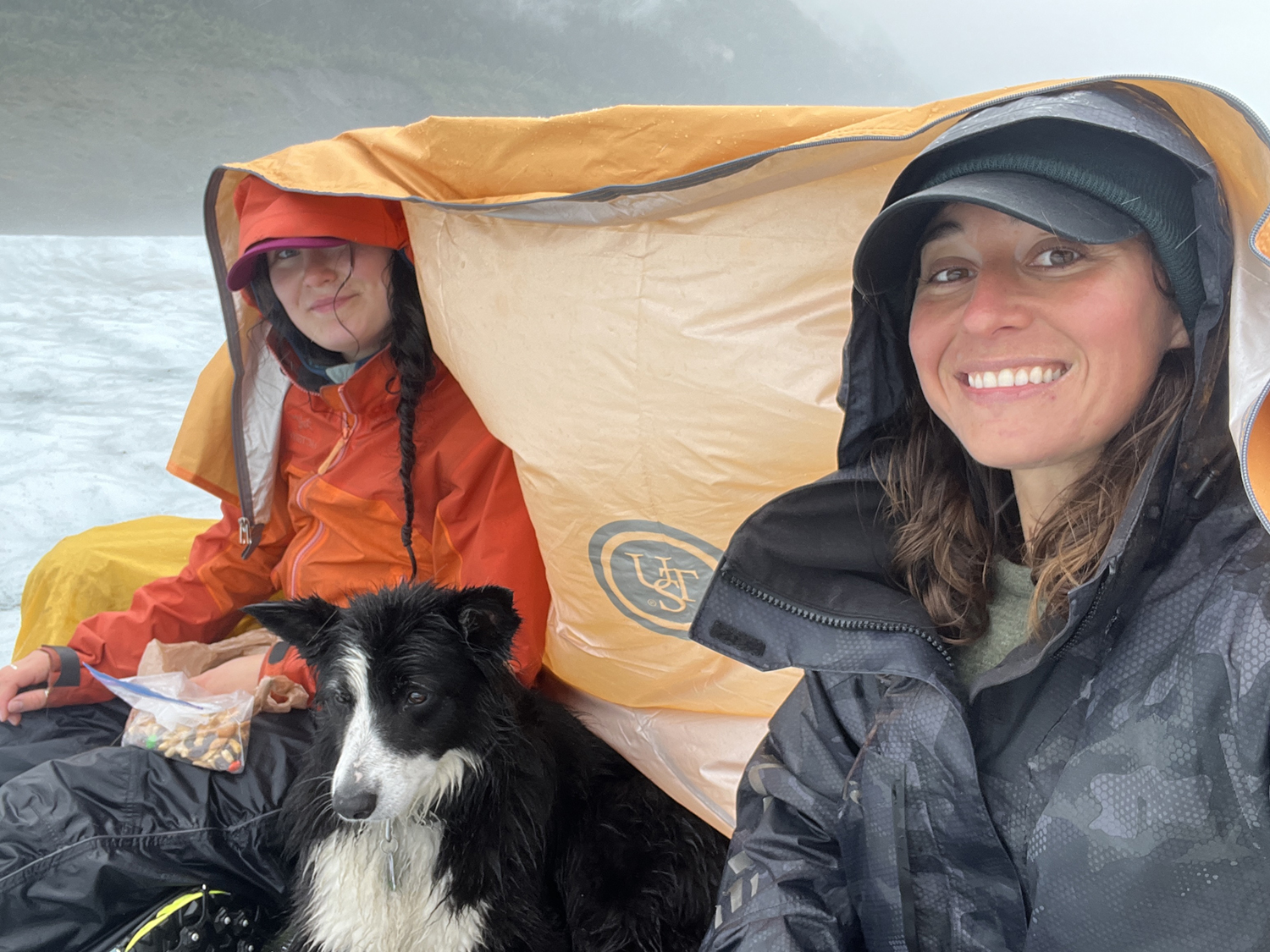 Sasha Bitzer and Ayona-Reily Dixon at Castner Glacier. Photo courtesy of Bitzer