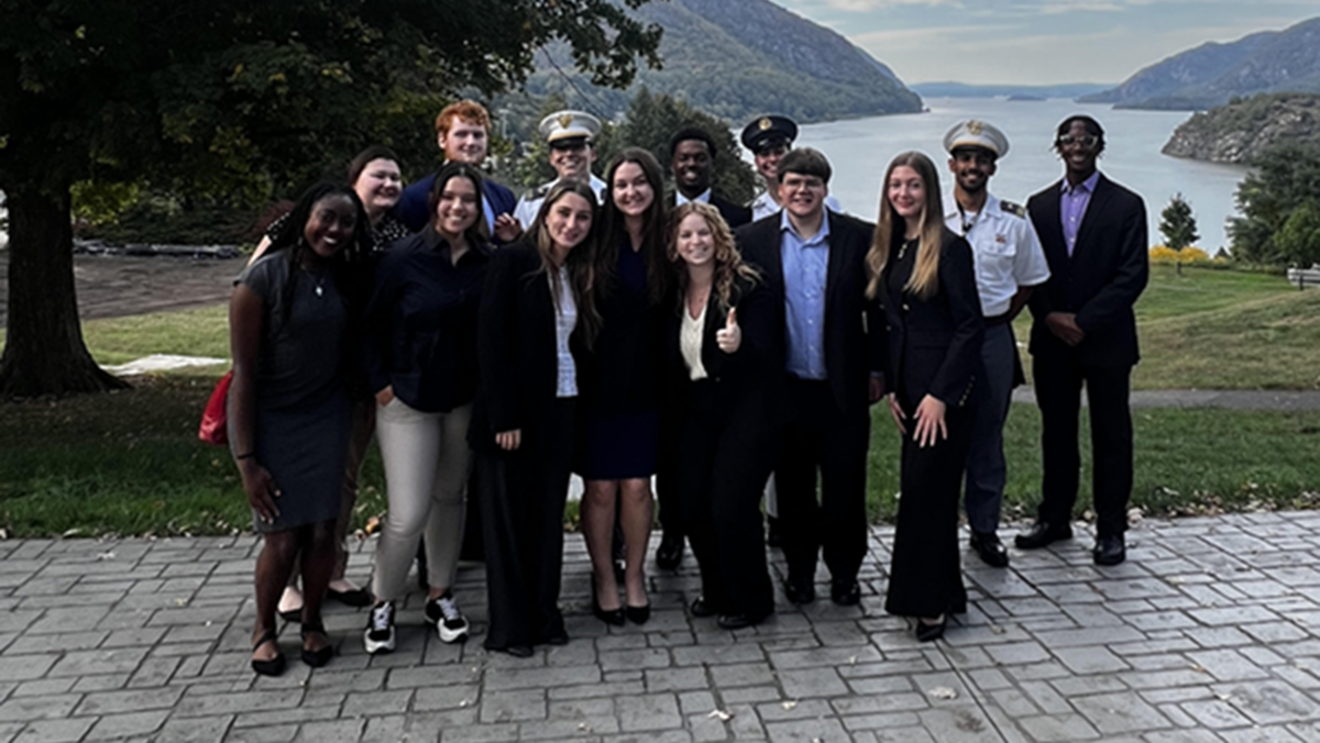 Participants in the Student Conference on US Affairs at West Point. Photo courtesy of Cole Osowski