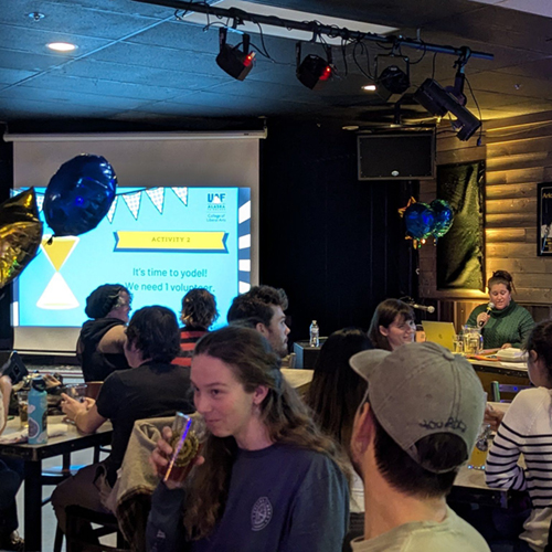 Oktoberfest pub trivia night, held September 3, 2024 at the UAF Pub