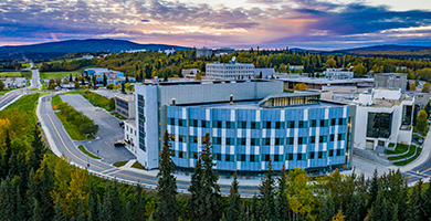 Fairbanks campus aerial