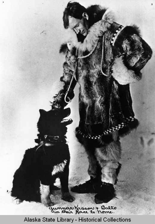 Gunnar Kaassen poses with Balto
