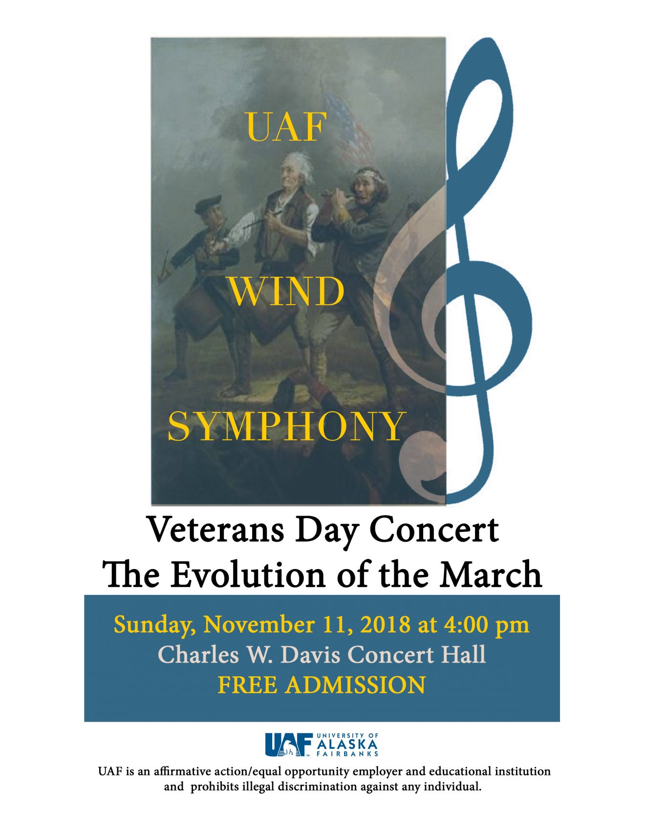 Wind Symphony veterans concert flyer