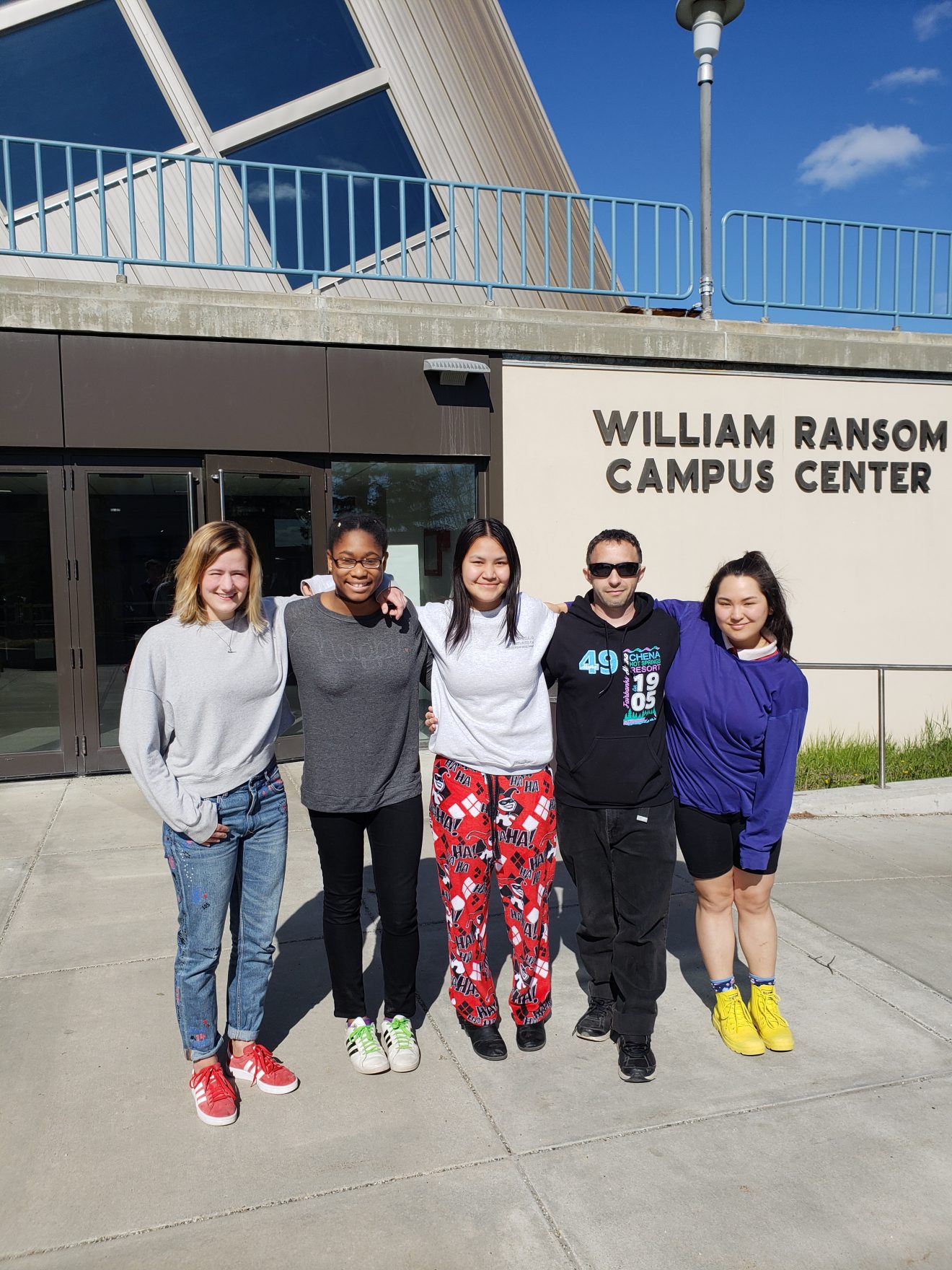 Ingrid Fiebig, Malikah Hughes, Claire Ketzler, Travis Sevier and Nastasia Caole graduated from the 2018-2019 First-Year Leadership Academy.