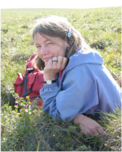Martha Raynolds on the tundra.