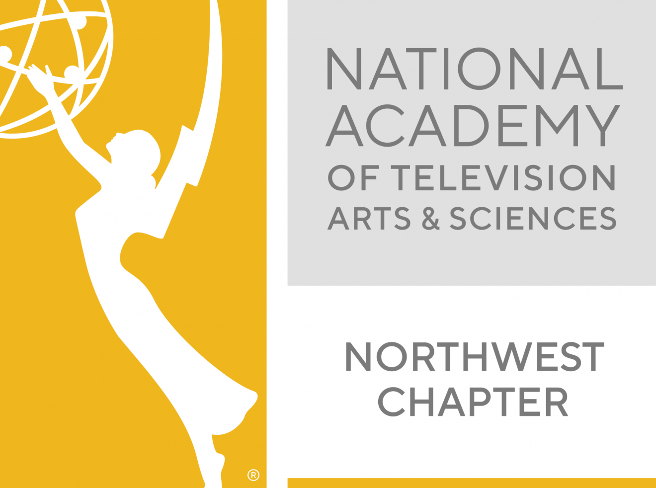 Graphic image of Emmy statue and National Academy of Television Arts and Sciences, Northwest Chapter